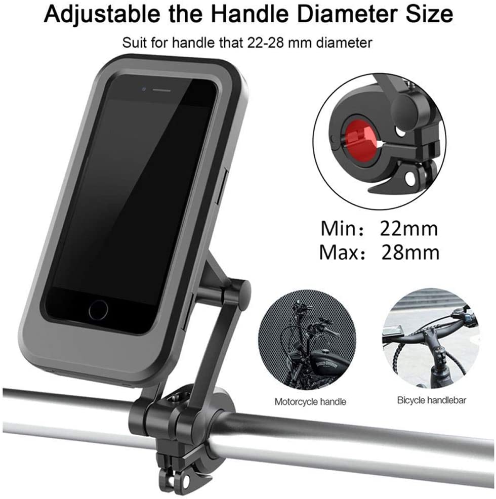 Waterproof Mobile Phone Holder For Bicycle/Motorcycle