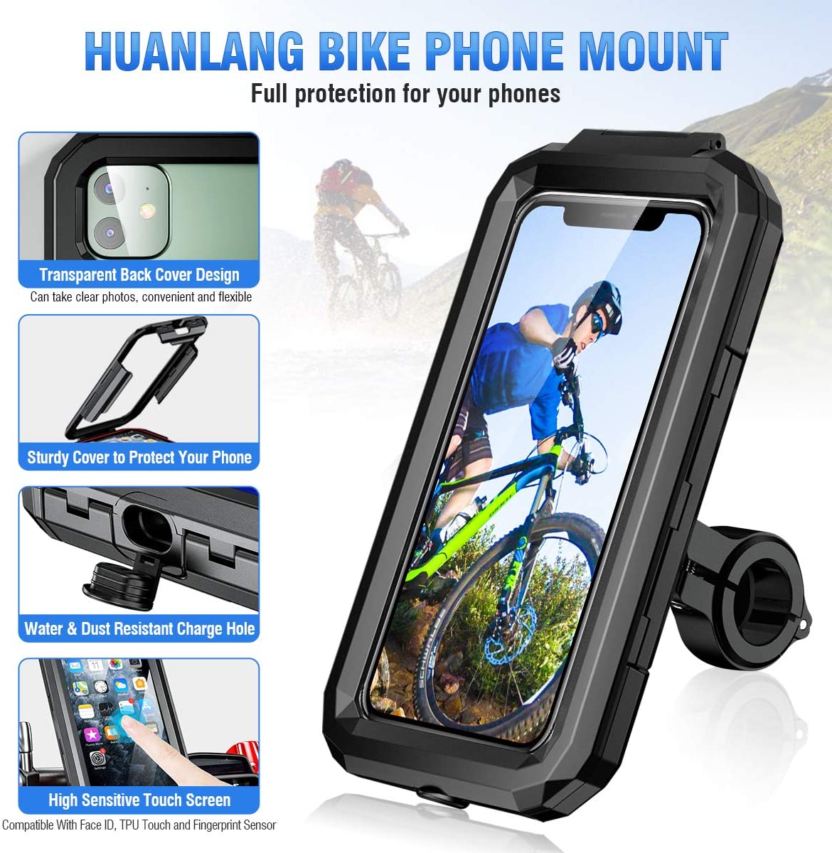 Waterproof Mobile Phone Holder For Bicycle/Motorcycle